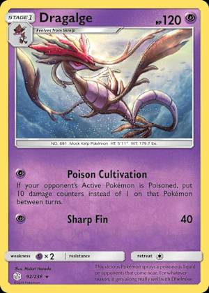 Dragalge card in pokemon tcg